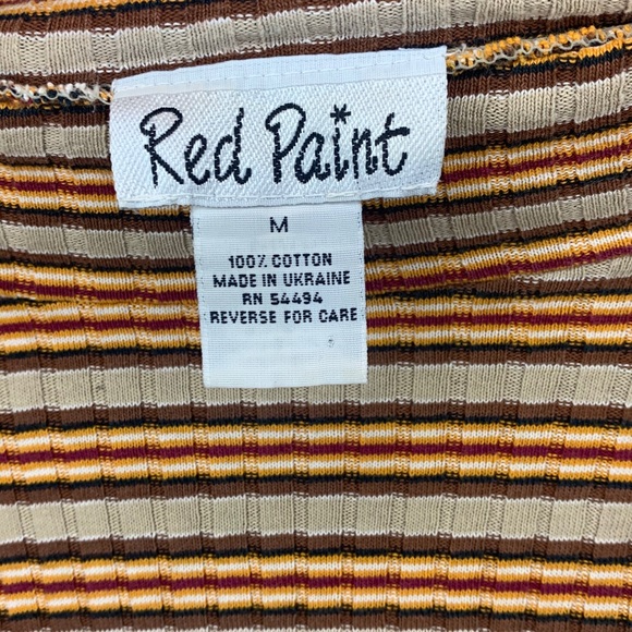 Vintage Red Paint Tee - Picture 4 of 5